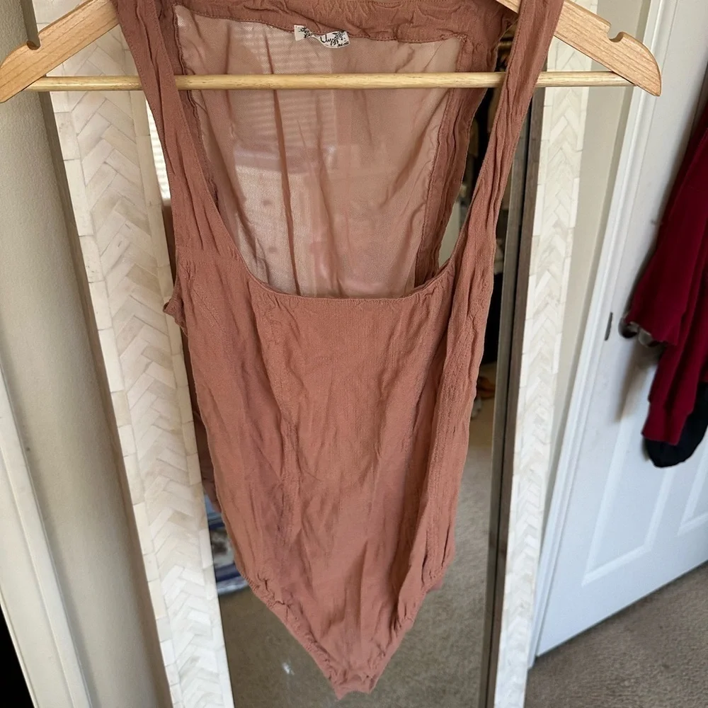 Free People Women's Bodysuit in Tan